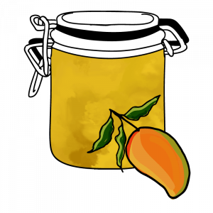 Sorbete de mango