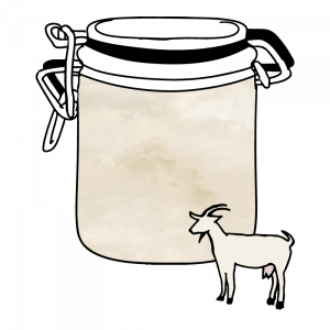 Yogur de cabra